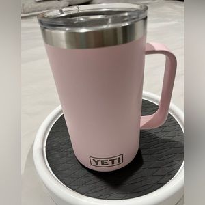 Yeti 24 coffee beer mug ice pink rambler rare